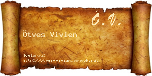 Ötves Vivien névjegykártya